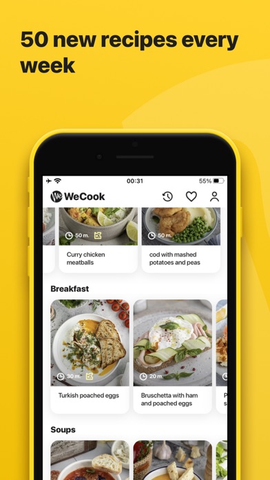WeCook - 50 recipes every week Screenshot
