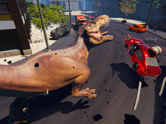 T-rex Simulator City World