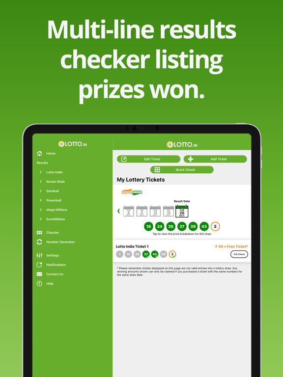 Screenshot #5 pour India Lottery Results