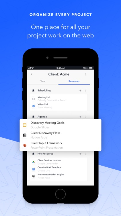 Workona - Project organizer