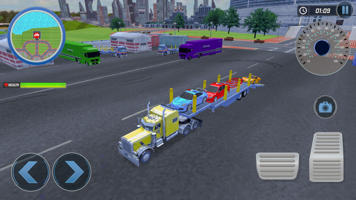 Merge Police Truck Transporter