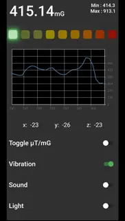 emf analytics (emf detector) iphone screenshot 2