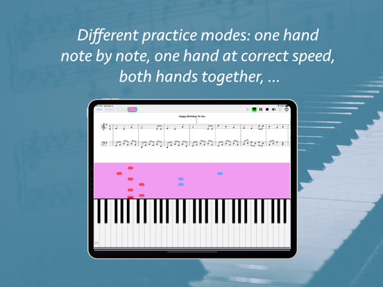 Screenshot #5 pour PianoTutor: jouer et apprendre