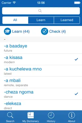 Game screenshot Swahili−English dictionary hack