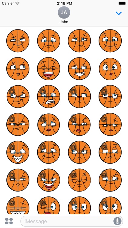 Basketball Sticker Emojis