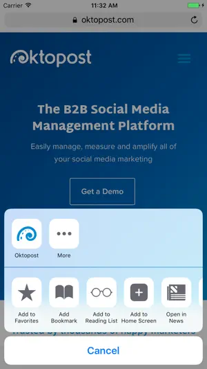 Oktopost screenshot 4