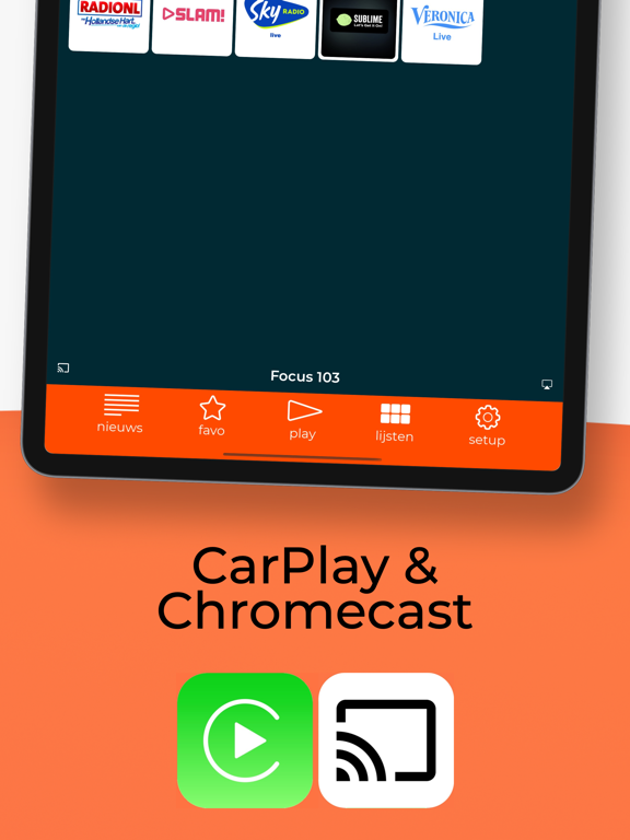 radio NED+ iPad app afbeelding 4