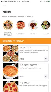pizza press iphone screenshot 3