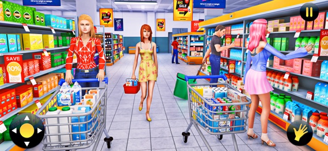 Supermarket Grocery Games  Shopping Mall Simulator::Appstore for  Android