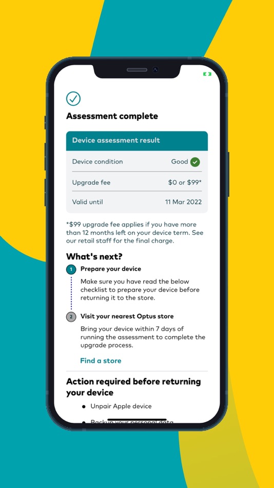 #8. Optus Device Check (iOS) Podle: Optus Mobile