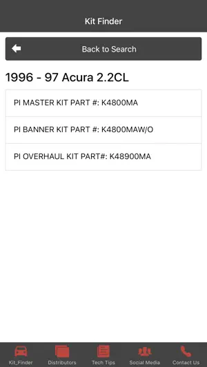 PI Kit Finder screenshot 2