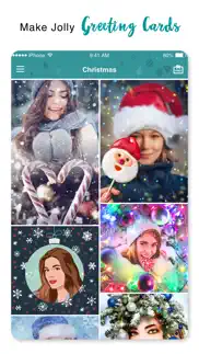 christmas photo frames ゜ iphone screenshot 2