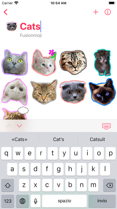 Sticker Maker - Fusionmoji iPhone screenshot