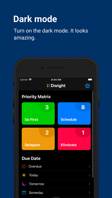 Dwight - Priority To Do Matrix Screenshot