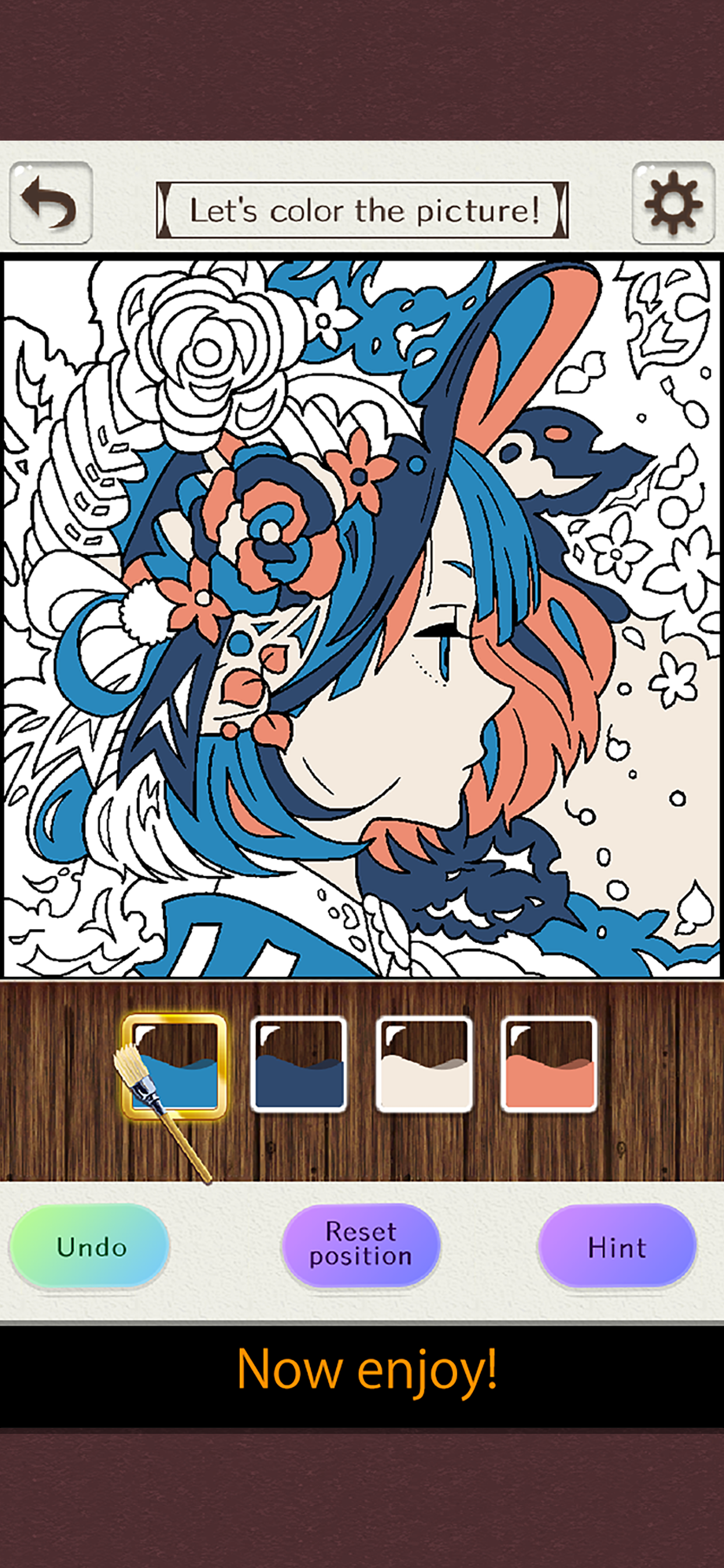 Coloring puzzle-Colorful Games