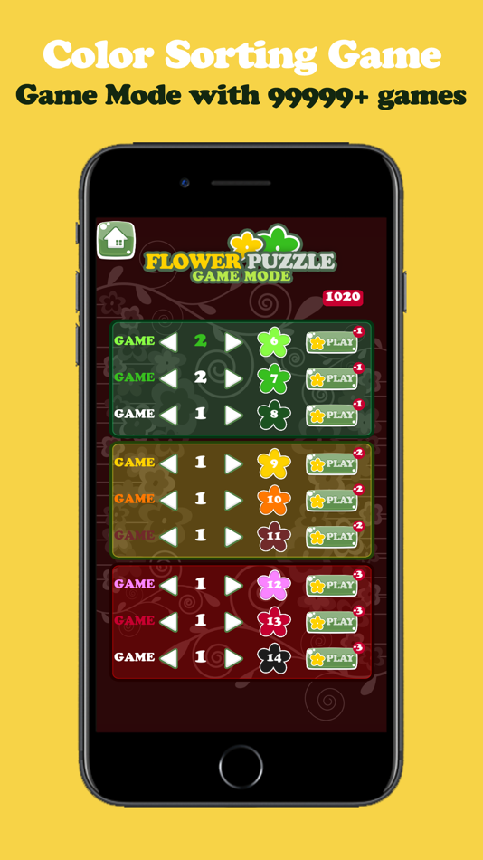 #6. Flower Sort Puzzle (iOS) Podle: dsgn s.r.o.