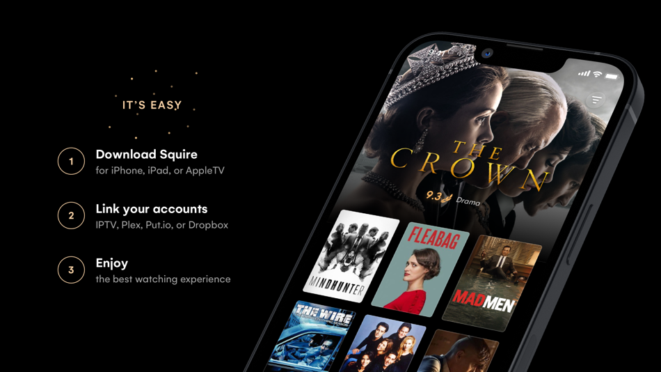 #3. Squire: IPTV Player Xtream (iOS) بواسطة: Fernando Torcelly