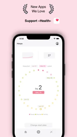 Game screenshot Haoya Period Tracker &Cycle mod apk
