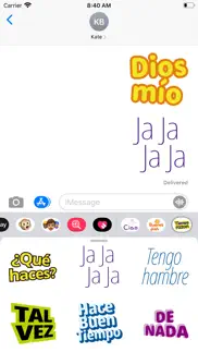 spanish lettering for imessage iphone screenshot 2