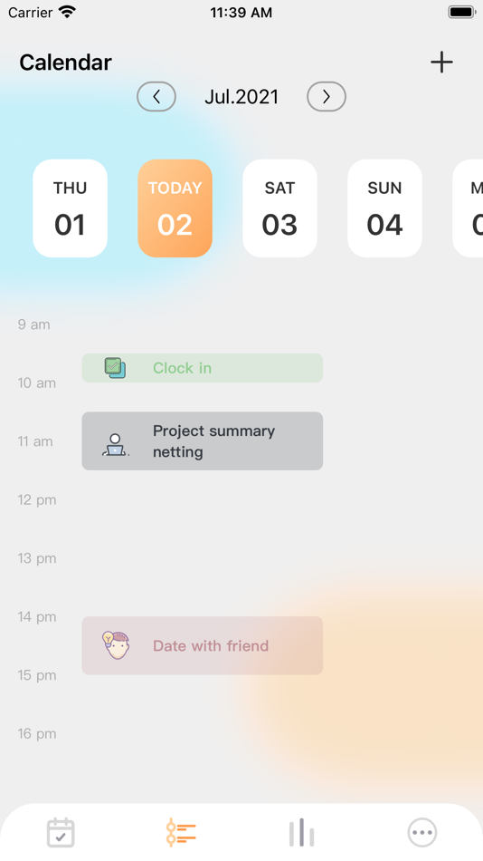 #4. Schedule-work plan, daily task (iOS) 由: 依雯 黄