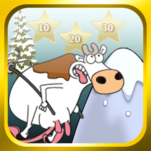 The Crazy Skiing Cow icon