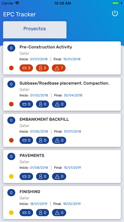 EPC Tracker