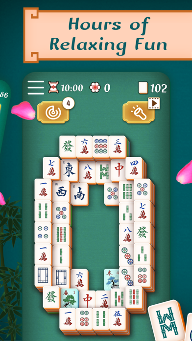 Classic Majong Solitaire Game Screenshot