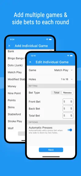 Game screenshot GolfSnap: Track Bets & Scores hack