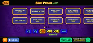 Spin Poker Pro - Casino Games screenshot #3 for iPhone