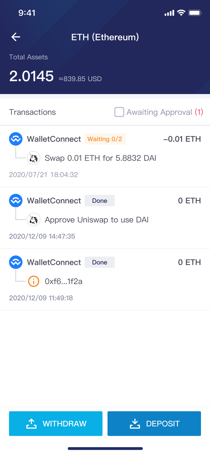 Jade Wallet - Bitcoin and DeFi