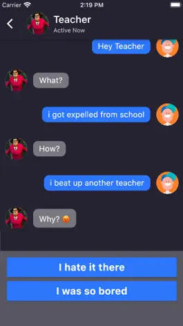 Game screenshot Scary Teacher Chat Fun- Master hack