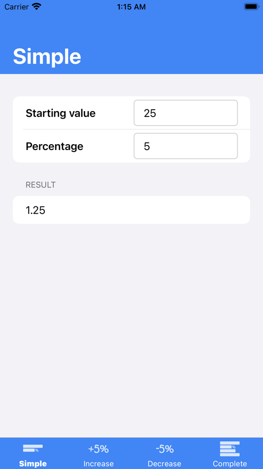 #1. Best Percentage Calc (iOS) 由: Denis Belmont