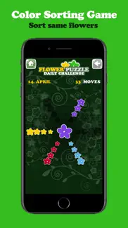 flower sort puzzle iphone screenshot 2