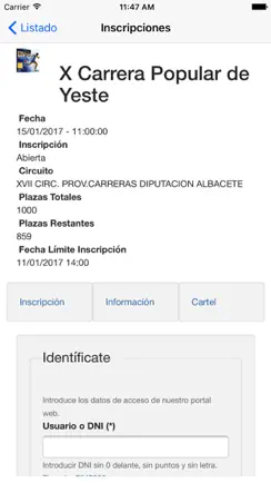 Inscripciones Web iPhone image 3