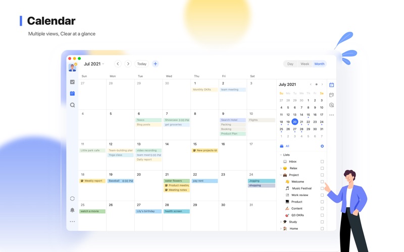ticktick:to-do list, calendar iphone screenshot 2