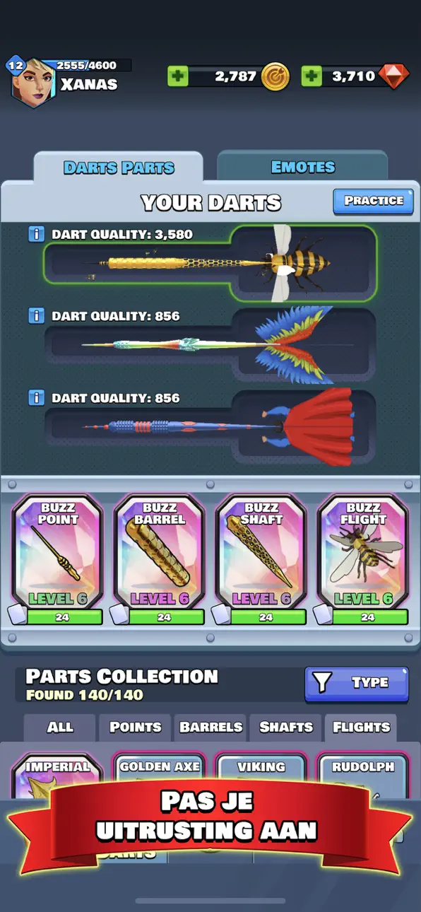 Darts Club iOS Mod IPA [ Debug Menu ] screenshot 3 - iOS game interface