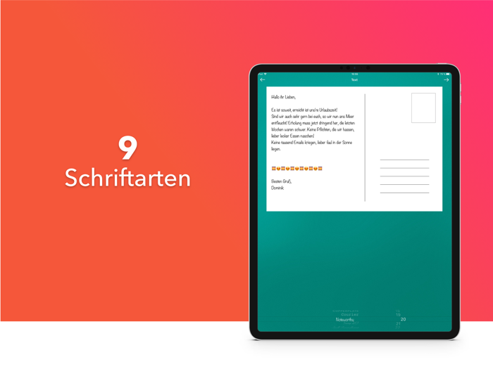 Stamp - Foto Postkarten App