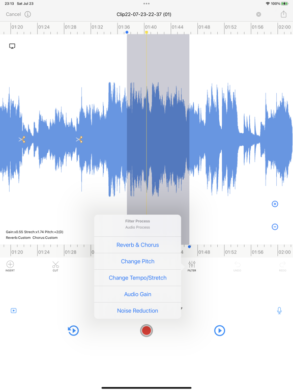 Screenshot #4 pour EZAudioCut - Audio Editor