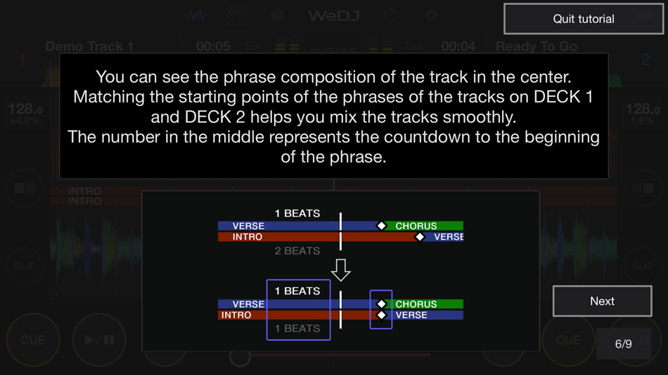 #6. WeDJ for iPhone (iOS) Bởi: AlphaTheta Corporation
