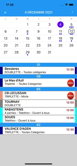 Game screenshot Pétanque Calendriers Concours mod apk