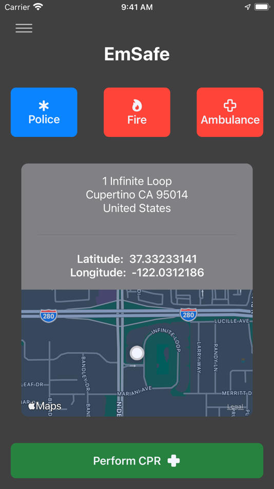 #2. EmSafe - Emergency Travel App (iOS) 由: Rahul Kumar