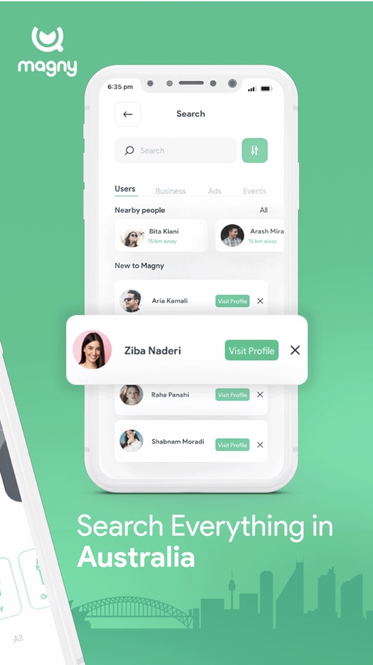 #2. Magny - Connecting Iranians (iOS) Podle: UNIQUE QUBIT PTY LTD