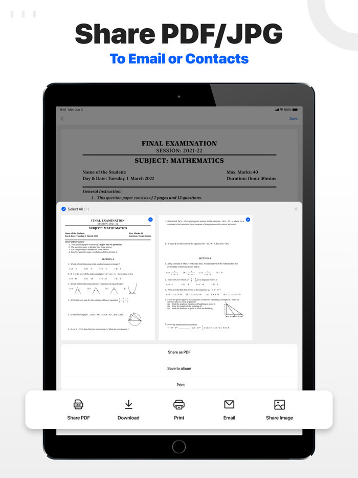 Quiz Scanner Homework Scanner