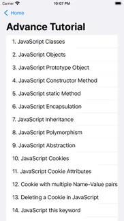 javascript tutorial iphone screenshot 2
