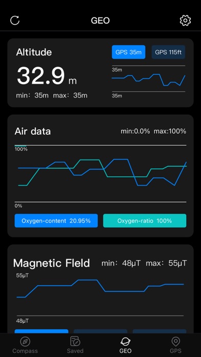 Compass & Altimeter Screenshot