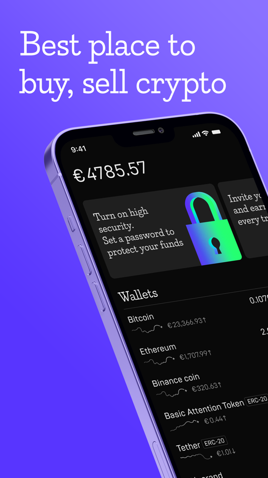 #1. Mercuryo Bitcoin Cryptowallet (iOS) 由: MonayAmber UAB