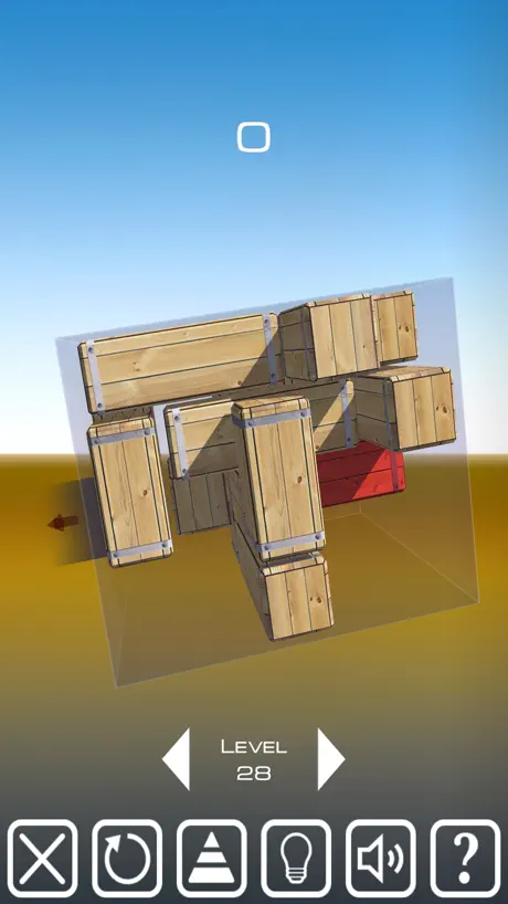 Unblock Red Brick. 3D Space