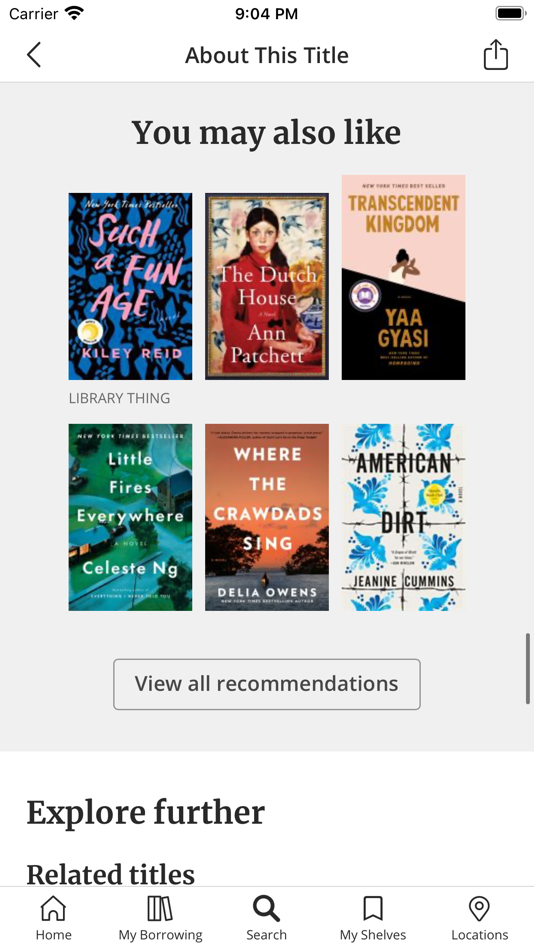 #7. JoCoLibrary (iOS) By: Johnson County Library