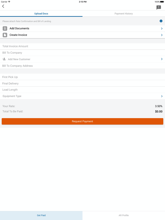 ComFreight: Load Matching App iPad screenshot 1 - Business app