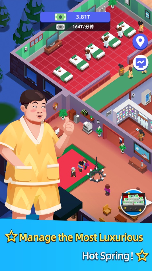 #5. Idle Bathroom Tycoon (iOS) By: BAKKHOS TECHNOLOGY PTE. LTD.